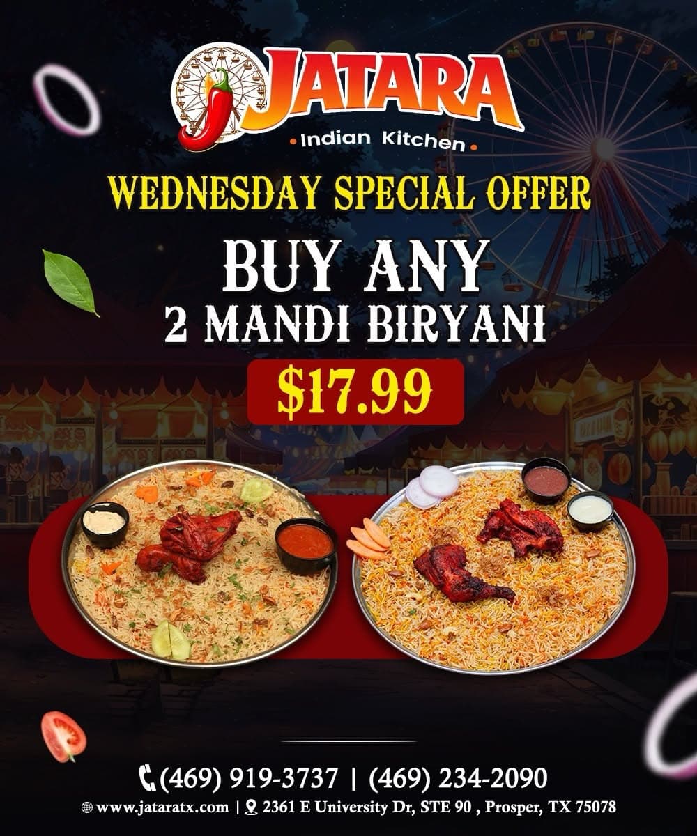 Buy any 2 Mandi Biryani for $17.99