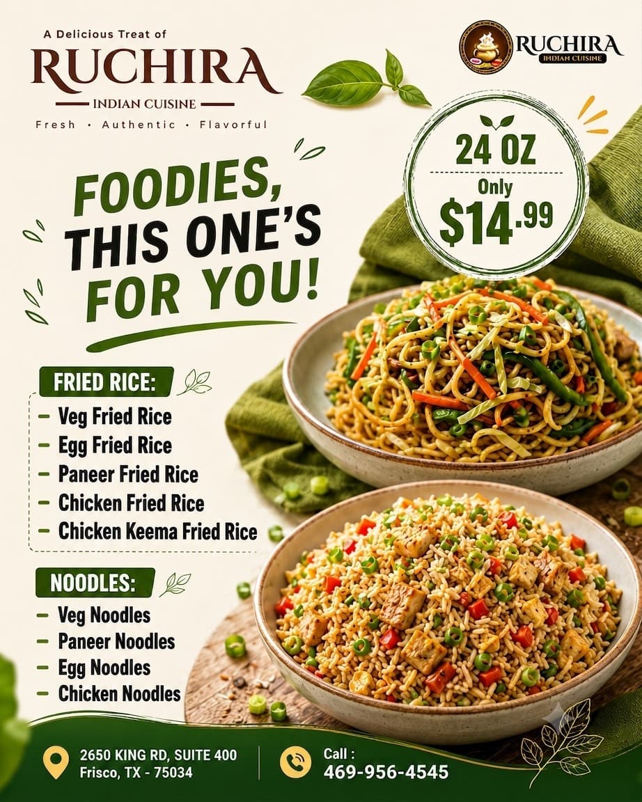 24 OZ Fried Rice or Noodles for $14.99