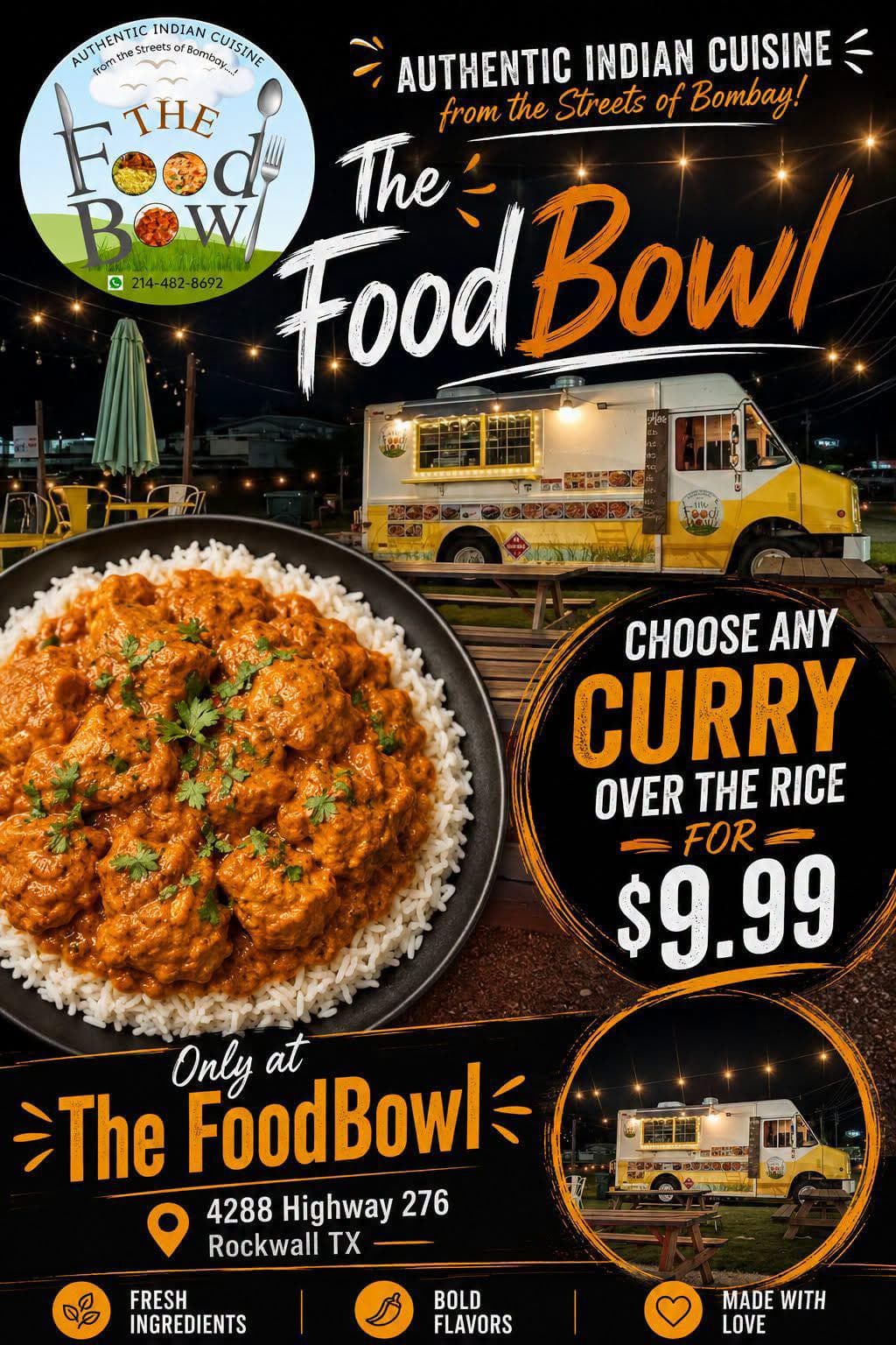 Choose any curry over the rice for $9.99