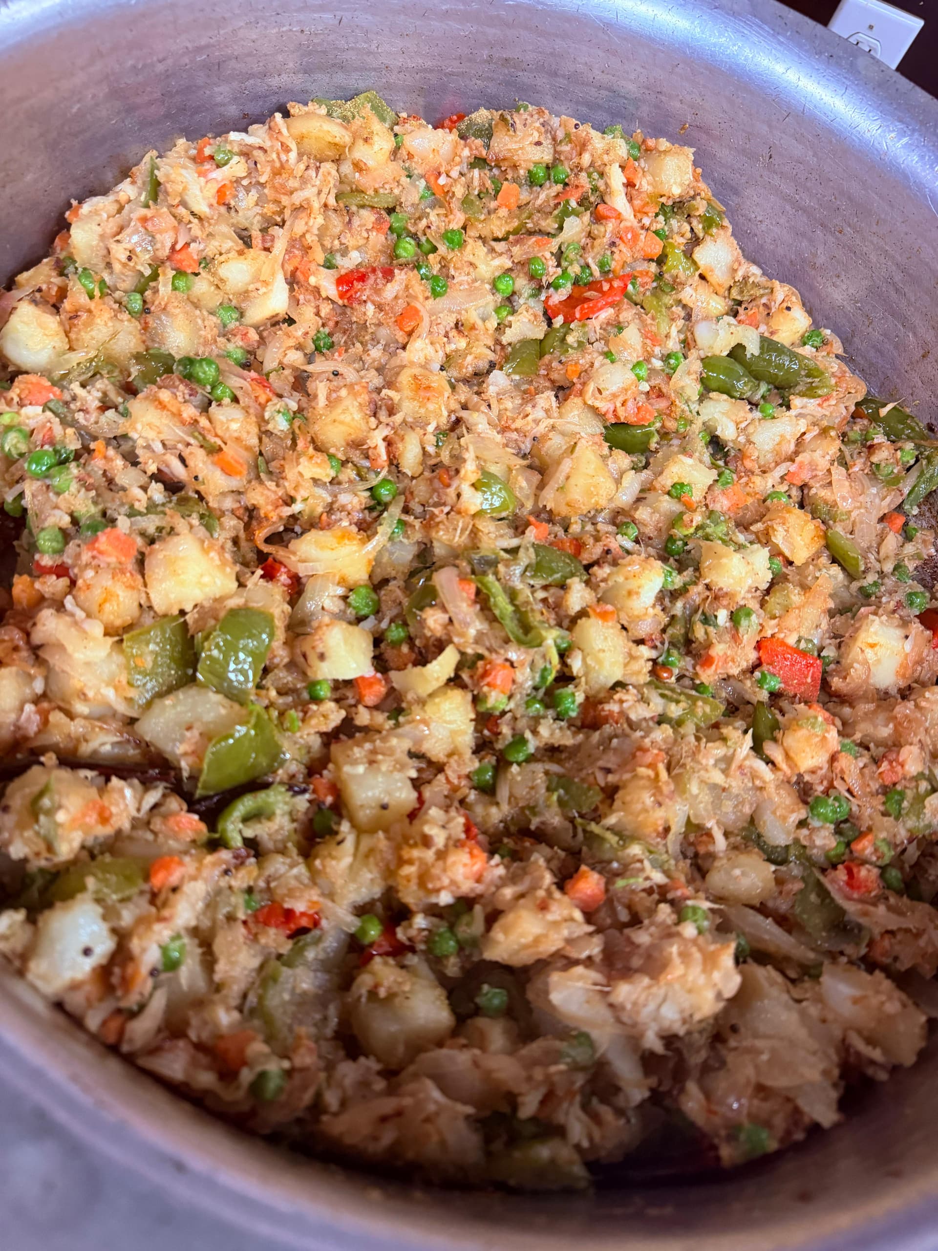 Today's Homestyle Special: Navarathan Mudda Kura, a rich vegetable curry.